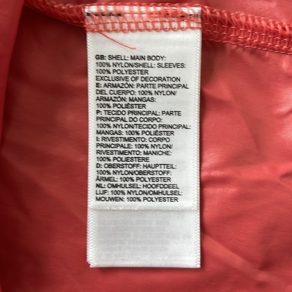 ⭐️HP⭐️SzXS The North Face Giacca Donna Fanorak in Spiced Coral Multi EUC - Picture 14 of 16